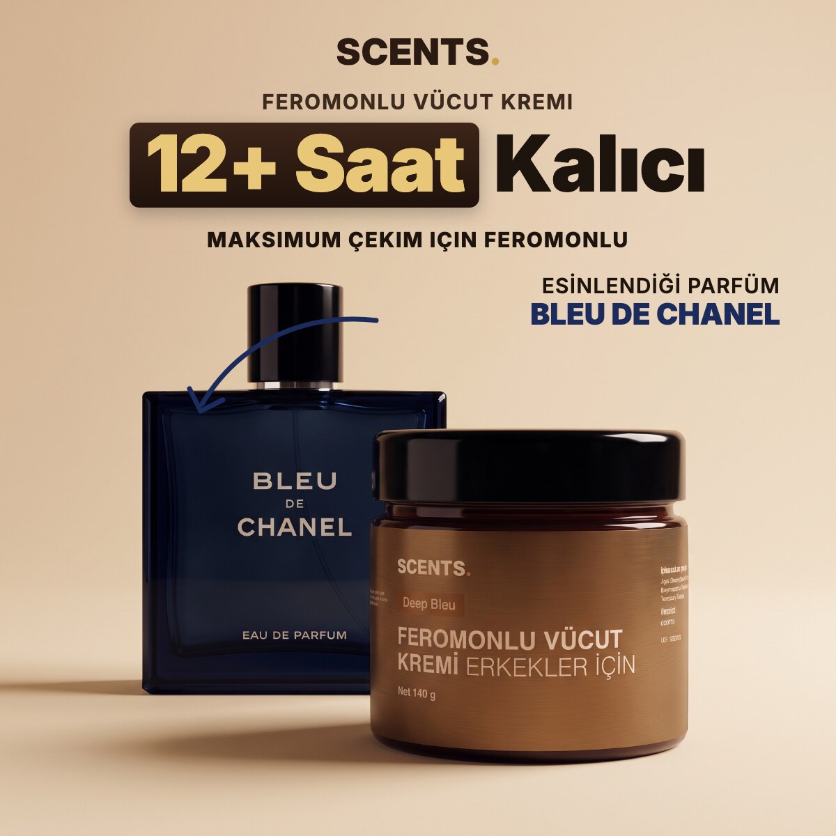SCENTS Deep Bleu · esinlendiği parfümle