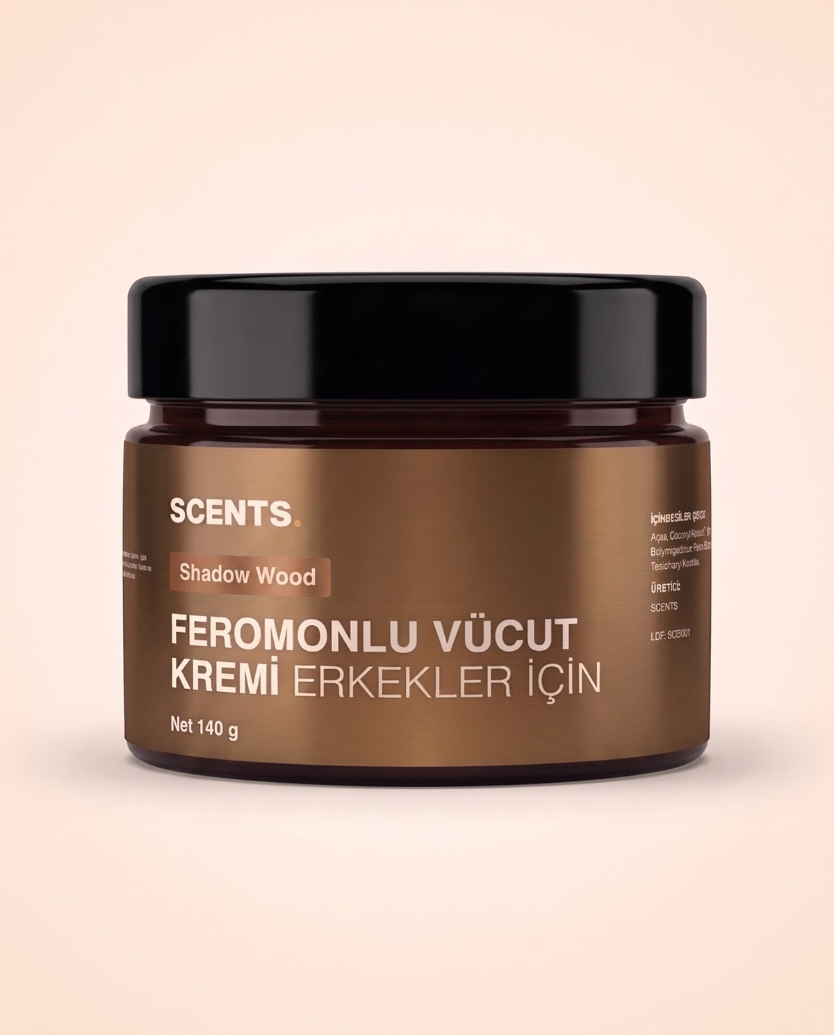 SCENTS Shadow Wood feromonlu vücut kremi 140 g