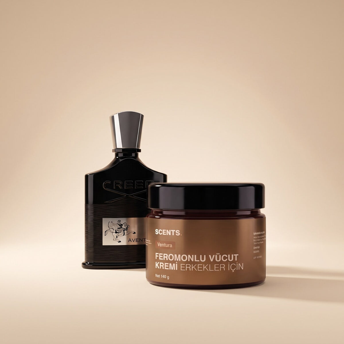 SCENTS Ventura · esin şişesiyle kart