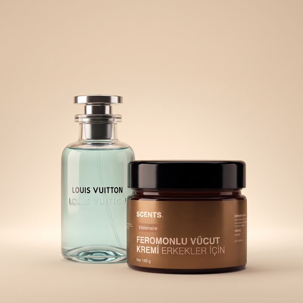 SCENTS Visionaire · esin şişesiyle kart